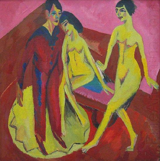 Dance School,, Ernst Ludwig Kirchner